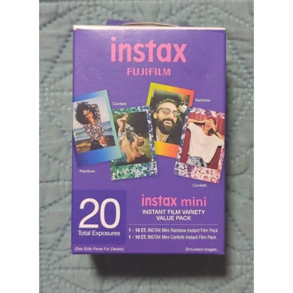 Fujifilm Instax Mini 7S Instant Light Pink Camera Bundle Tested and Works